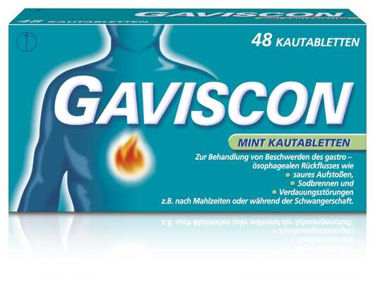 Gaviscon Kautabletten Mint, A-Nr.: 4210616 - 01