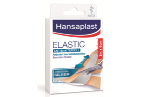 Hansaplast Elastic MED antibakteriell 1m x 6cm, A-Nr.: 2843010 - 01