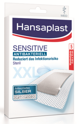 Hansaplast Sensitive MED antibakteriell XXL, A-Nr.: 4174145 - 01