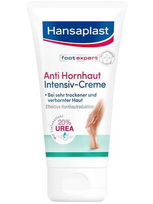 Sie sehen eine Packung Hansaplast Anti Hornhaut Intensiv- Creme 20% Urea, Produktbild: 01 Hansaplast Anti Hornhaut Intensiv- Creme 20% Urea, A-Nr.: 3938913 - 01