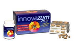 Sie sehen eine Packung INNOVAZYM PLUS - Enzyme, Vitamine & Omega3, Produktbild: 01 INNOVAZYM PLUS - Enzyme, Vitamine & Omega3, A-Nr.: 3064704 - 01