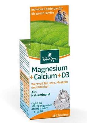 Kneipp Magnesium + Calcium + Vit. D3 150 Stk., A-Nr.: 2280038 - 01