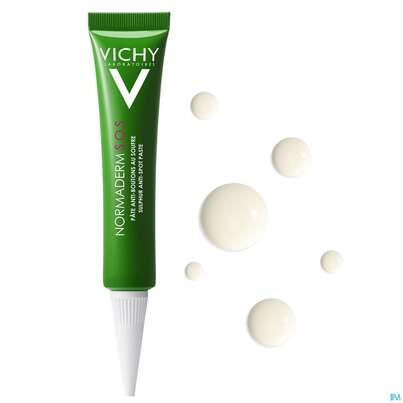 Sie sehen eine Packung Vichy Normaderm/phytosolution Anti-pickel Sulfur Paste 20ml, Produktbild: 09 Vichy Normaderm/phytosolution Anti-pickel Sulfur Paste 20ml, A-Nr.: 5304845 - 09