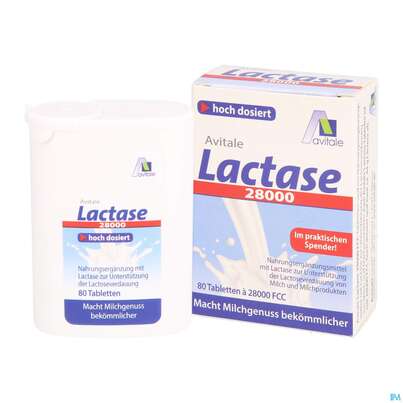 Lactase Tabl 28.000 Fcc 80st, A-Nr.: 5296264 - 04