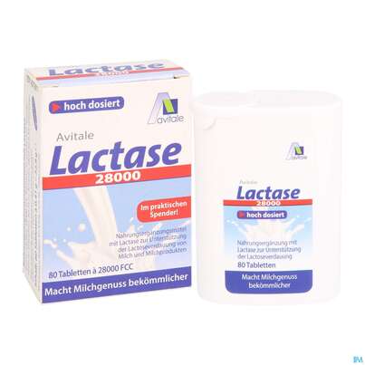 Lactase Tabl 28.000 Fcc 80st, A-Nr.: 5296264 - 05