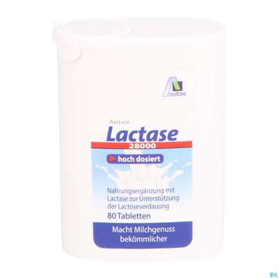 Lactase Tabl 28.000 Fcc 80st, A-Nr.: 5296264 - 06