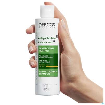 Sie sehen eine Packung Shampoon Vichy/dercos Anti-schuppen Pflege Trockenes Haar Neu 200ml, Produktbild: 09 Shampoon Vichy/dercos Anti-schuppen Pflege Trockenes Haar Neu 200ml, A-Nr.: 4357414 - 09