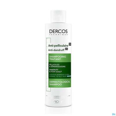 Sie sehen eine Packung Shampoon Vichy/dercos Anti-schuppen Pflege Fettiges Haar 200ml, Produktbild: 05 Shampoon Vichy/dercos Anti-schuppen Pflege Fettiges Haar 200ml, A-Nr.: 4357383 - 05