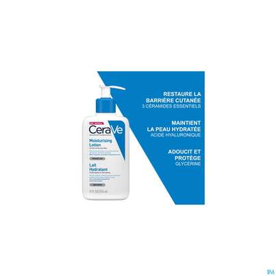 Sie sehen eine Packung Cerave Feuchtigkeitslotion 236ml, Produktbild: 11 Cerave Feuchtigkeitslotion 236ml, A-Nr.: 4801955 - 11