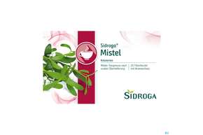 Sie sehen eine Packung Sidroga Tee Doppelkammerbeutel Mistel 20st, Produktbild: 01 Sidroga Tee Doppelkammerbeutel Mistel 20st, A-Nr.: 3564080 - 01
