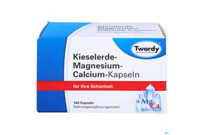 Kieselerde +calcium+magnesium Kapseln-twardy 160st, A-Nr.: 1574401 - 01