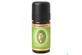 Sie sehen eine Packung Aetherische Oele Primavera Rosengeranie Bio 10ml, Produktbild: 01 Aetherische Oele Primavera Rosengeranie Bio 10ml, A-Nr.: 2305324 - 01