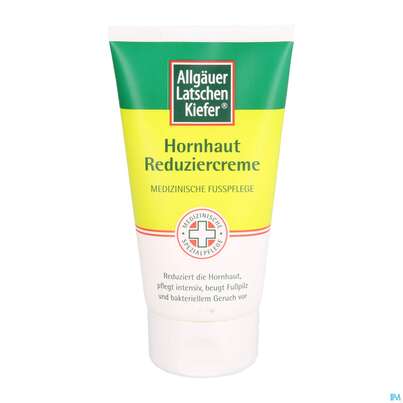 Sie sehen eine Packung Allgaeuer Latschenkiefer Hornhaut Reduzier-creme Neu 150ml, Produktbild: 02 Allgaeuer Latschenkiefer Hornhaut Reduzier-creme Neu 150ml, A-Nr.: 4834831 - 02