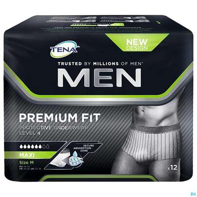 Inkontinenz Tena Men L4 Premium Fit M 12st, A-Nr.: 4615537 - 01