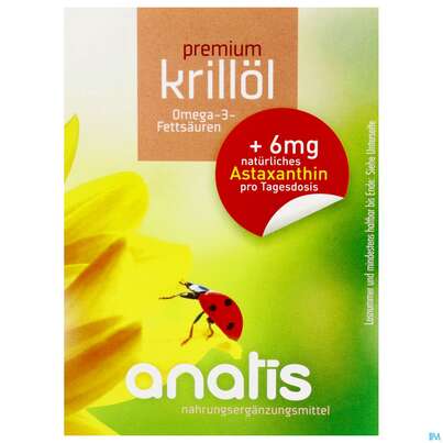 Krill Oel/premium Kapseln Anatis +astaxanthin 40st, A-Nr.: 4314540 - 01