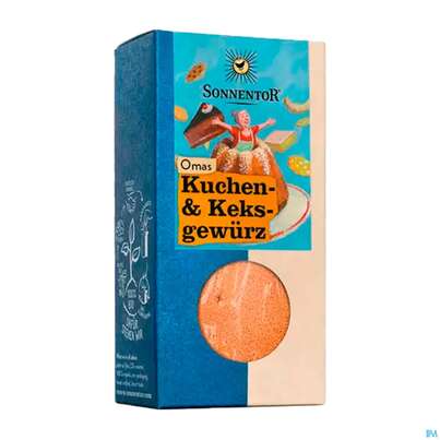 Sie sehen eine Packung Sonnentor Omas Kuchen Und Keks Gewuerz Bio 00977 50g, Produktbild: 06 Sonnentor Omas Kuchen Und Keks Gewuerz Bio 00977 50g, A-Nr.: 4357006 - 06