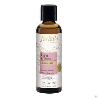 Sie sehen eine Packung Farfalla Pflegeoel/bio Argan Regenerierend 75ml, Produktbild: 02 Farfalla Pflegeoel/bio Argan Regenerierend 75ml, A-Nr.: 4860484 - 02