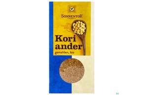 Sie sehen eine Packung Sonnentor Bio Koriander Gemahlen 00364 40g, Produktbild: 01 Sonnentor Bio Koriander Gemahlen 00364 40g, A-Nr.: 3740157 - 01