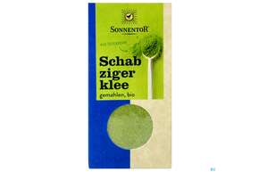 Sie sehen eine Packung Sonnentor Bio Schabzigklee Gemahlen 00341 40g, Produktbild: 01 Sonnentor Bio Schabzigklee Gemahlen 00341 40g, A-Nr.: 3740507 - 01