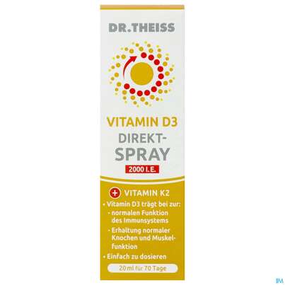 Vitamin D3 Spray Direkt -dr.theiss 20ml, A-Nr.: 5427571 - 01