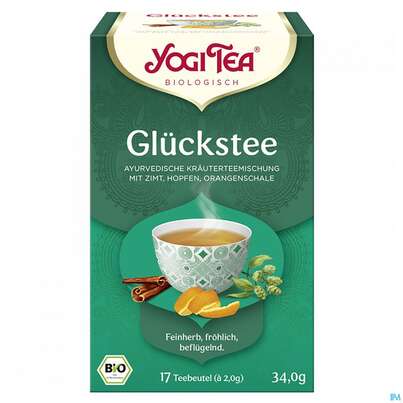 Yogi Tea Bio Glueckstee 34g 17st, A-Nr.: 5750007 - 02