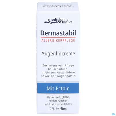 Sie sehen eine Packung Dermastabil Augenlidcreme 15ml, Produktbild: 01 Dermastabil Augenlidcreme 15ml, A-Nr.: 5427246 - 01