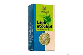 Sie sehen eine Packung Sonnentor Bio Liebstoeckel Geschnitten 00315 15g, Produktbild: 01 Sonnentor Bio Liebstoeckel Geschnitten 00315 15g, A-Nr.: 3740246 - 01
