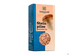 Sie sehen eine Packung Sonnentor Bio Steinpilze Geschnitten 00356 25g, Produktbild: 01 Sonnentor Bio Steinpilze Geschnitten 00356 25g, A-Nr.: 3740542 - 01
