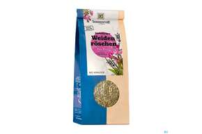 Sie sehen eine Packung Sonnentor Tee/bio Weidenroeschen 00212 50g, Produktbild: 01 Sonnentor Tee/bio Weidenroeschen 00212 50g, A-Nr.: 3388111 - 01