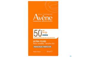 Sie sehen eine Packung Sonnenprodukte Avene Ultra/fluid Pefector Lf50+ 50ml, Produktbild: 01 Sonnenprodukte Avene Ultra/fluid Pefector Lf50+ 50ml, A-Nr.: 5826420 - 01