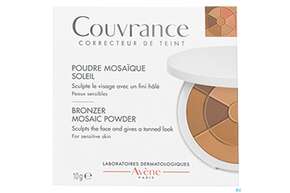 Sie sehen eine Packung Avene Couvrance Mosaikpuder Bronze Neu 10g, Produktbild: 01 Avene Couvrance Mosaikpuder Bronze Neu 10g, A-Nr.: 5607327 - 01