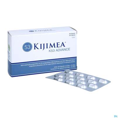 Sie sehen eine Packung Kijimea Kapseln K53/advance 84st, Produktbild: 06 Kijimea Kapseln K53/advance 84st, A-Nr.: 5718110 - 06