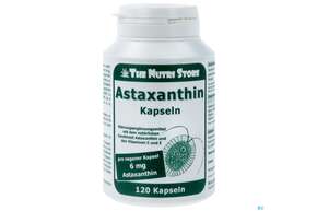 Sie sehen eine Packung Astaxanthin Kapseln 6mg Vegan 120st, Produktbild: 01 Astaxanthin Kapseln 6mg Vegan 120st, A-Nr.: 3821714 - 01