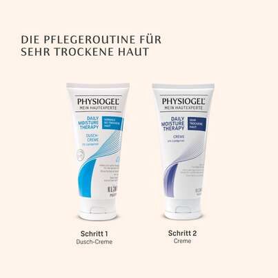 Sie sehen eine Packung PHYSIOGEL® Daily Moisture Therapy Creme für sehr trockene Haut, Produktbild: 05 PHYSIOGEL® Daily Moisture Therapy Creme für sehr trockene Haut, A-Nr.: 5460321 - 05