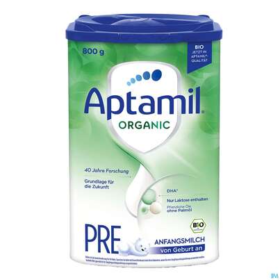Aptamil Milch-fertignahrung Organic Pre 800g, A-Nr.: 5395256 - 01