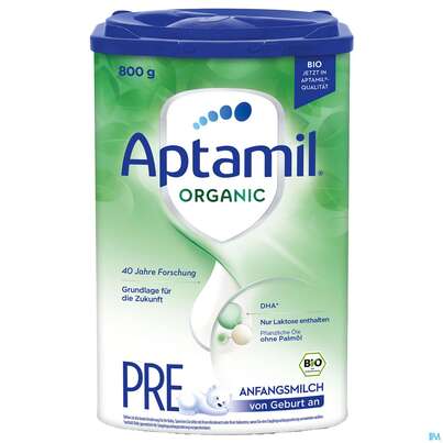 Aptamil Milch-fertignahrung Organic Pre 800g, A-Nr.: 5395256 - 02