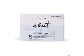 Sie sehen eine Packung Arktis Arktibiotic Kapseln Akut 10st, Produktbild: 01 Arktis Arktibiotic Kapseln Akut 10st, A-Nr.: 4750376 - 01