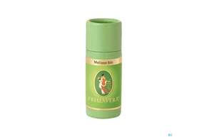 Sie sehen eine Packung Aetherische Oele Primavera Melisse Bio 100% 1ml, Produktbild: 01 Aetherische Oele Primavera Melisse Bio 100% 1ml, A-Nr.: 2578200 - 01