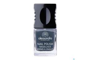 Sie sehen eine Packung Alessandro Nagellack 176 New York Grey 10ml, Produktbild: 01 Alessandro Nagellack 176 New York Grey 10ml, A-Nr.: 4626280 - 01