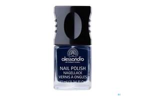 Sie sehen eine Packung Alessandro Nagellack 912 Urban Denim 10ml, Produktbild: 01 Alessandro Nagellack 912 Urban Denim 10ml, A-Nr.: 4626392 - 01