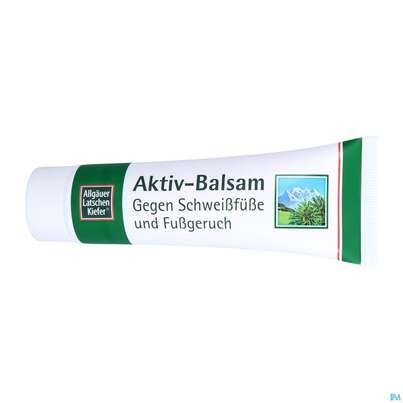 Sie sehen eine Packung Allgäuer Latschenkiefer Aktiv-balsam 50ml, Produktbild: 04 Allgäuer Latschenkiefer Aktiv-balsam 50ml, A-Nr.: 3832770 - 04