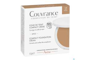 Sie sehen eine Packung Avene Couvrance Kompakt Creme-make-up Honig 1.3 8,5g, Produktbild: 01 Avene Couvrance Kompakt Creme-make-up Honig 1.3 8,5g, A-Nr.: 5862404 - 01