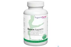 Sie sehen eine Packung Basen Kapseln 700mg Figureform Orig. 180st, Produktbild: 01 Basen Kapseln 700mg Figureform Orig. 180st, A-Nr.: 2676115 - 01