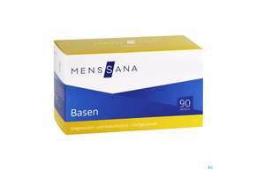Sie sehen eine Packung Basen Menssana Kapseln 90st, Produktbild: 01 Basen Menssana Kapseln 90st, A-Nr.: 3082889 - 01
