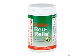 Sie sehen eine Packung Beta-reu-rella-bio Suessalgen Chlorella Pyrenoidosa 2000st, Produktbild: 01 Beta-reu-rella-bio Suessalgen Chlorella Pyrenoidosa 2000st, A-Nr.: 3196110 - 01