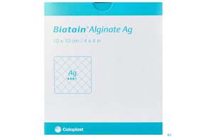 Biatain/ag Alginatkompresse Steril 10x10cm Nr 37 10st, A-Nr.: 4050957 - 01