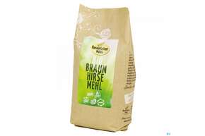 Sie sehen eine Packung Bio Braunhirse Stein Vermahlen Vollmehl 500g, Produktbild: 01 Bio Braunhirse Stein Vermahlen Vollmehl 500g, A-Nr.: 4804385 - 01