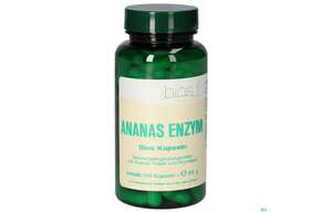 Sie sehen eine Packung Bios Ananas Enzym 100 Kapseln, Produktbild: 01 Bios Ananas Enzym 100 Kapseln, A-Nr.: 4070138 - 01