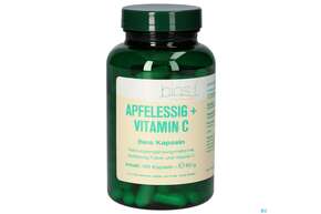 Sie sehen eine Packung Bios Apfelessig + Vitamin C 100 Kapseln, Produktbild: 01 Bios Apfelessig + Vitamin C 100 Kapseln, A-Nr.: 3890678 - 01