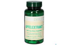 Sie sehen eine Packung Bios Apfelextrakt 100mg 100 Kapseln, Produktbild: 01 Bios Apfelextrakt 100mg 100 Kapseln, A-Nr.: 3890684 - 01